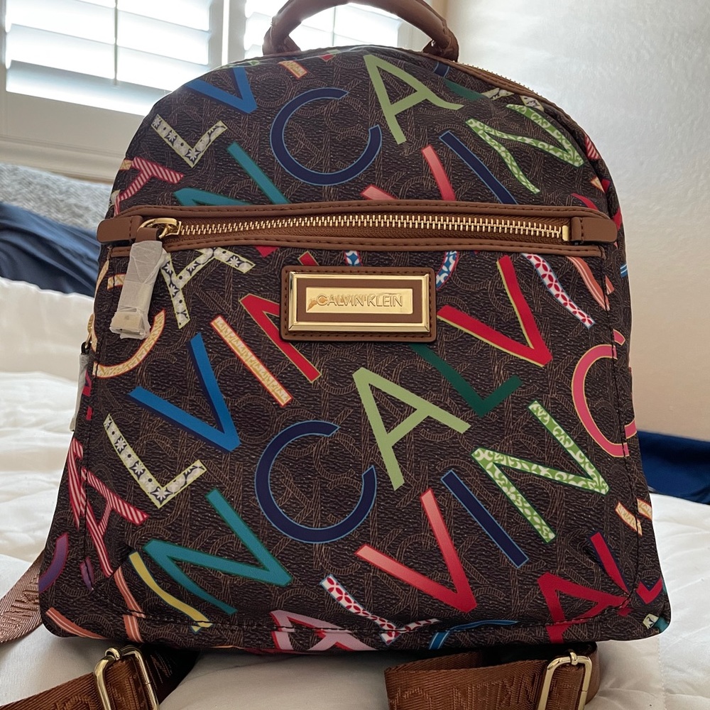 Calvin Klein Belfast Nylon Brown-Multi Bagpack